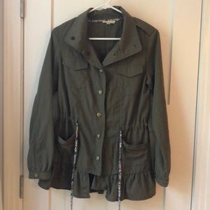 Green light weight jacket